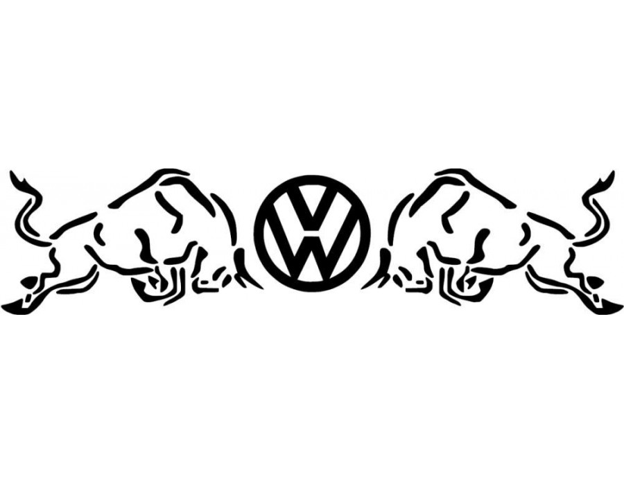 Car Tattoo Aufkleber VW Stiere