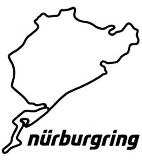 Car Tattoo Aufkleber Nürburgring