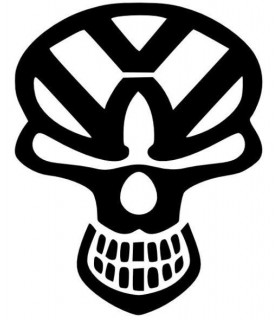 Car Tattoo Aufkleber VW Skull