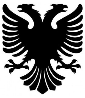 Car Tattoo Aufkleber Albanien Adler