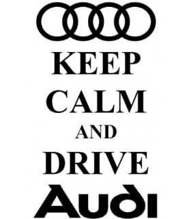 Car Tattoo Aufkleber Audi Keep Calm